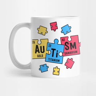 Autism Shirts For Teachers SPED Periodic Table Elements Mug